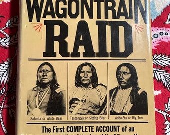 Vintage the Warren wagon train raid 1974 edition by Benjamin Capps western frontier stories Indian attack and its aftermath