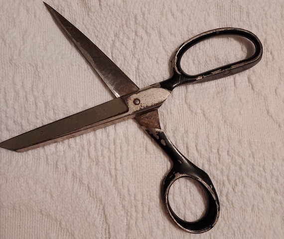Usa Vintage 1960s Rare Old Cool Design Scissors Barber Sheers
