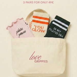 Love Grippies Pilates Grip Socks Bundle - mix 3 styles of your choice