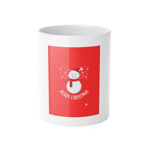 Snowman Christmas Mug: Festive Holiday Drinkware