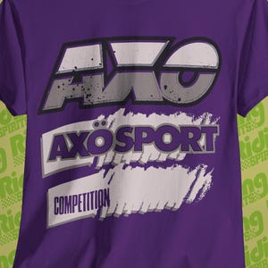 Axo Sport Wettbewerb 90er Jahre MotoX Kurzarm T-Shirt