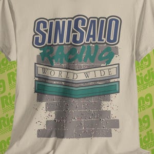 Sinisalo Racing Worldwide 89 Retro Short Sleeve T-shirt