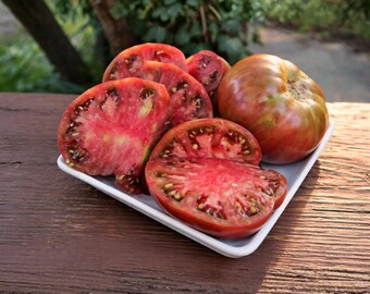 100 Heirloom Cherokee Purple Tomato Seeds Non-GMO Rare Purple Heirloom Garden Variety