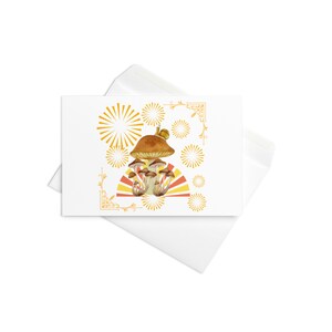 Carte de voeux Mushroom Mingle (vierge)