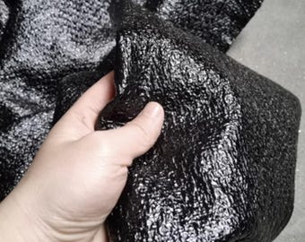 Black Jacquard Fabric: Shiny Fabric Jacquard Fabric Cosplay dress fabric-145cm/57inches