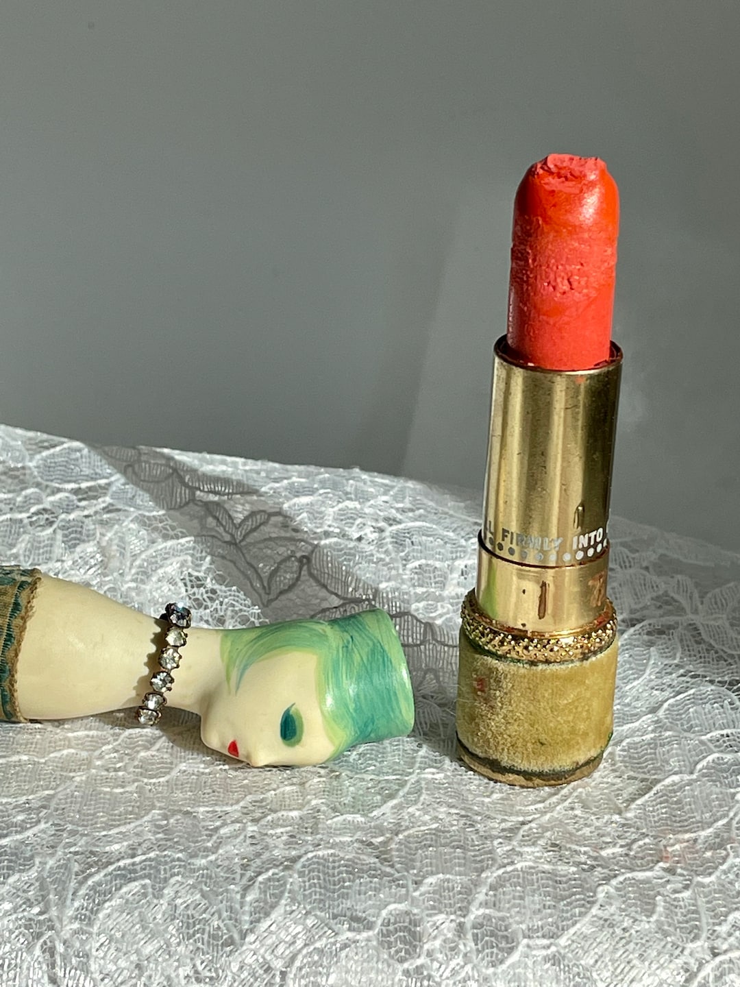 Revlon Couturines Doll Lipstick 1961 Rhinestones Choker Etsy