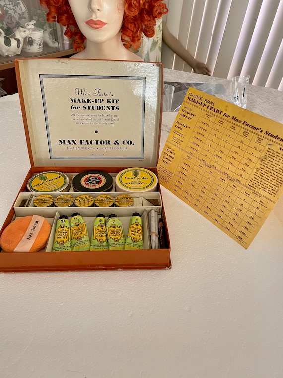 One of my best vintage finds! A theater makeup kit from the early 1900