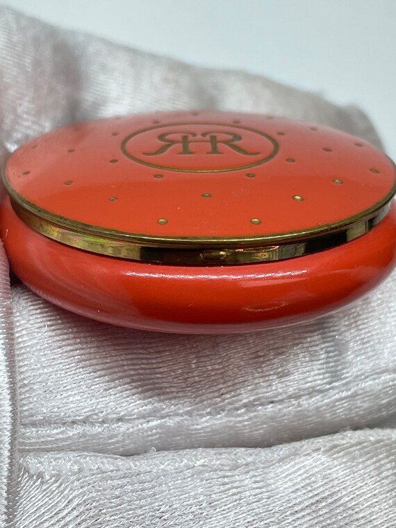 1920 Compact Orange Enamel by Richard Hudnut’s Th… - image 4