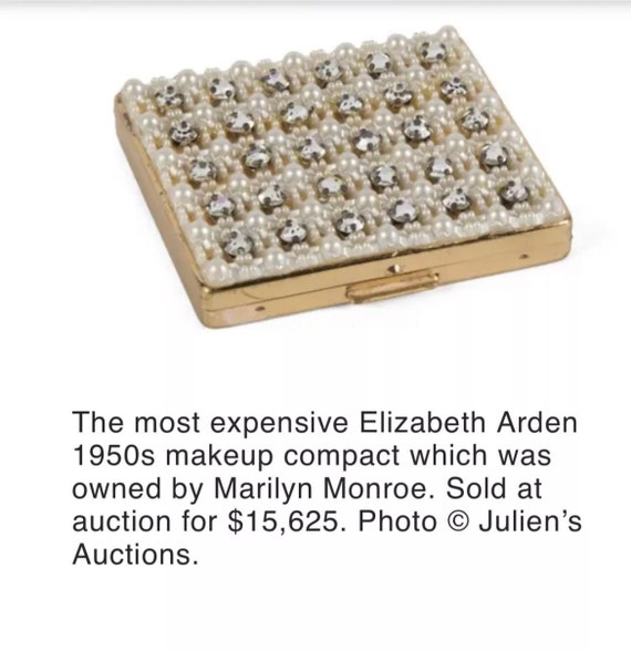 Unused Vintage Elizabeth Arden Jeweled Compact Ex… - image 4