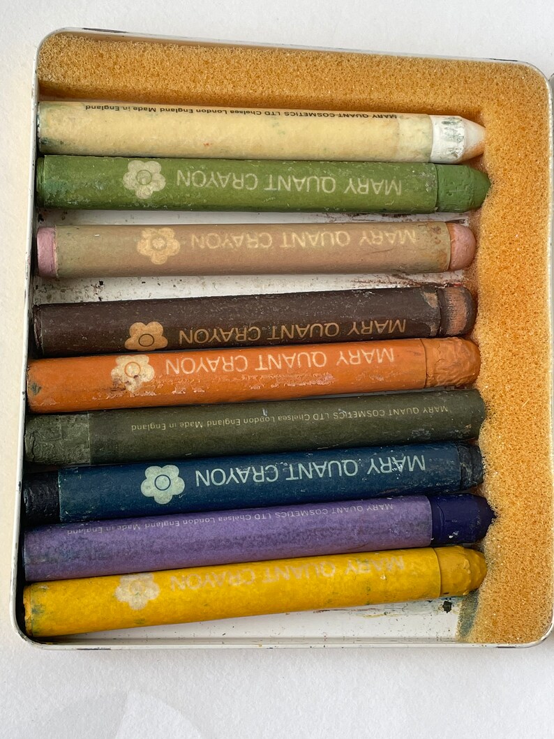 Mary Quant Makeup Crayons Body Tattoo 1960 Twiggy Mod Designer Etsy