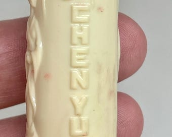 Vintage-Lippenstift von 1940, Farbe: Sea Shell, Original, volle Farbnuance, orientalisch, Bakelithülse