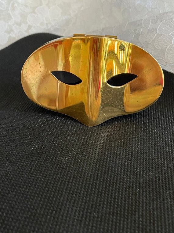 Compact Masquerade 1930s Vintage Elizabeth Mask Etsy