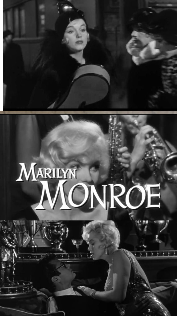 Vintage compact Marilyn Monroe Drag Movie Some Li… - image 6