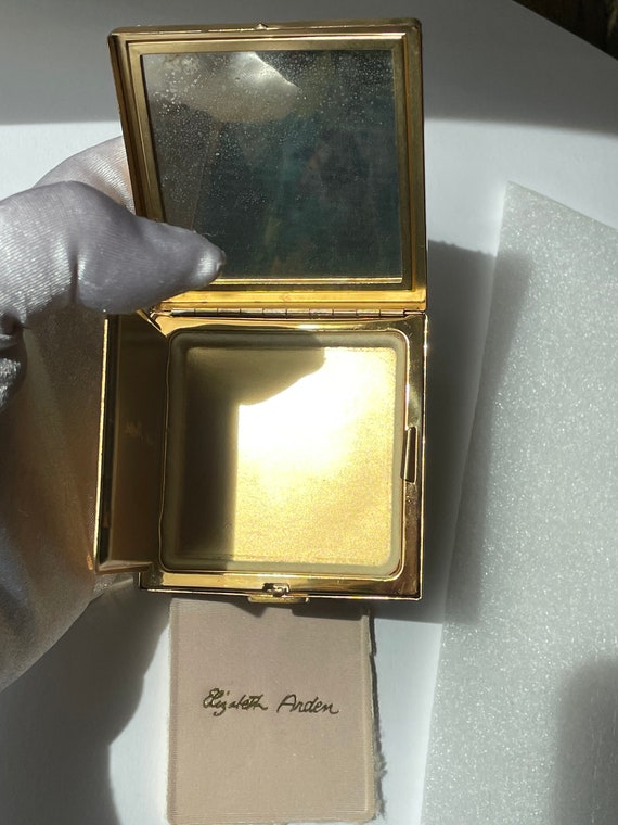 Unused Vintage Elizabeth Arden Jeweled Compact Ex… - image 5