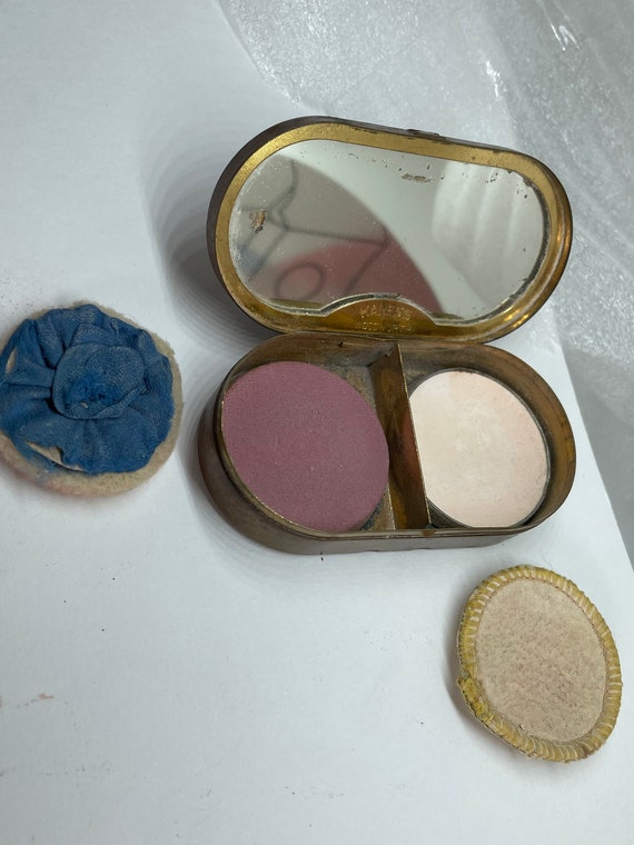 Antique Dorine Makeup Compact Collectible EARLY Beaut… Gem