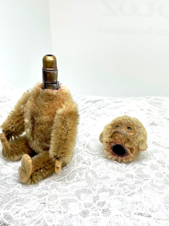 Makeup compact Lipstick Schuco Monkey 1920 RARE C… - image 2