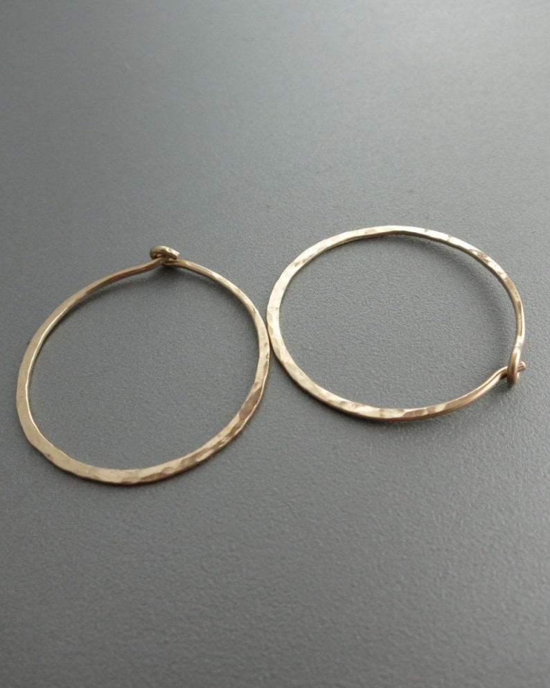 one gram gold hoop earrings