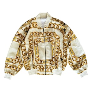 Chanel Silk Bomber - Etsy