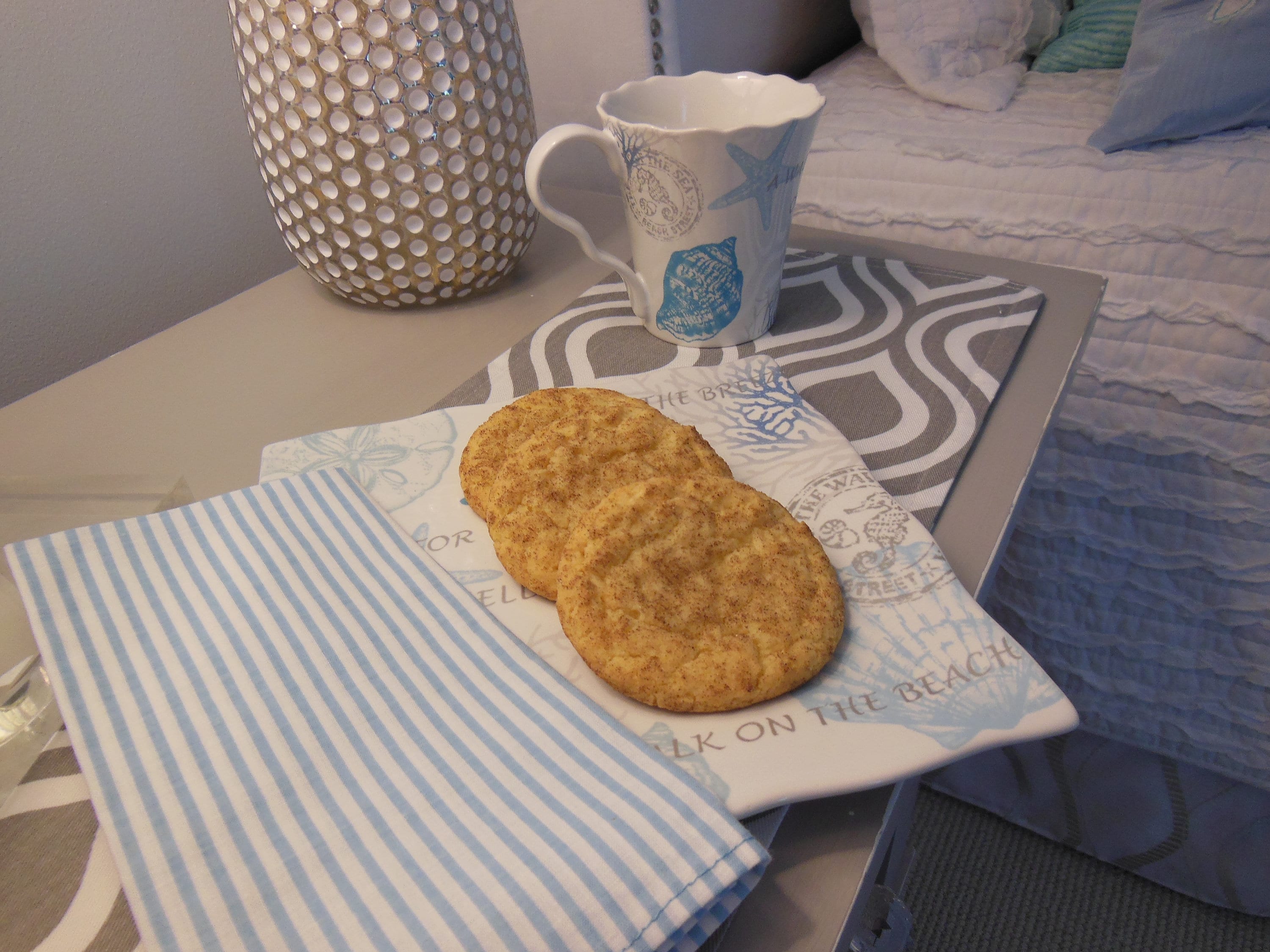 Nightstand Reversible Placemat Protect Bedroom Nightstand Etsy
