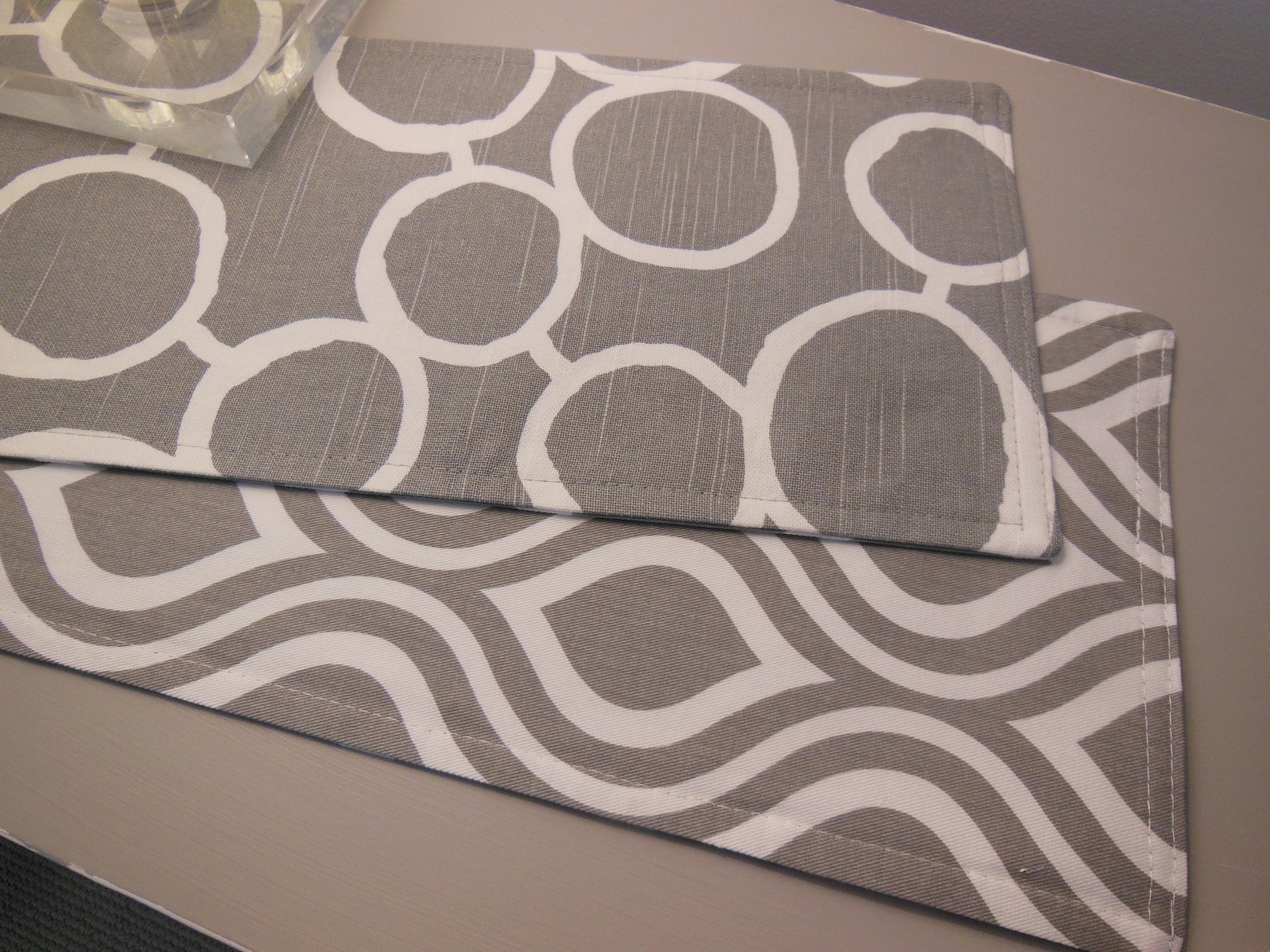 Nightstand Reversible Placemat Protect Bedroom Nightstand Etsy