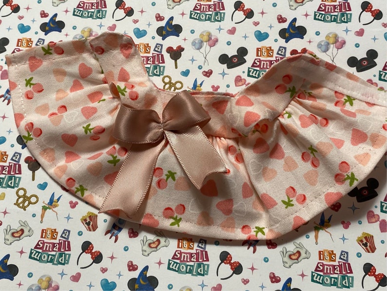 Sweet Cherry Hearts cutie Doll Dress fits nuimos image 3