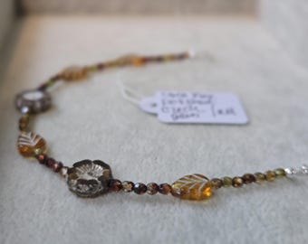 Czech floral bracelet