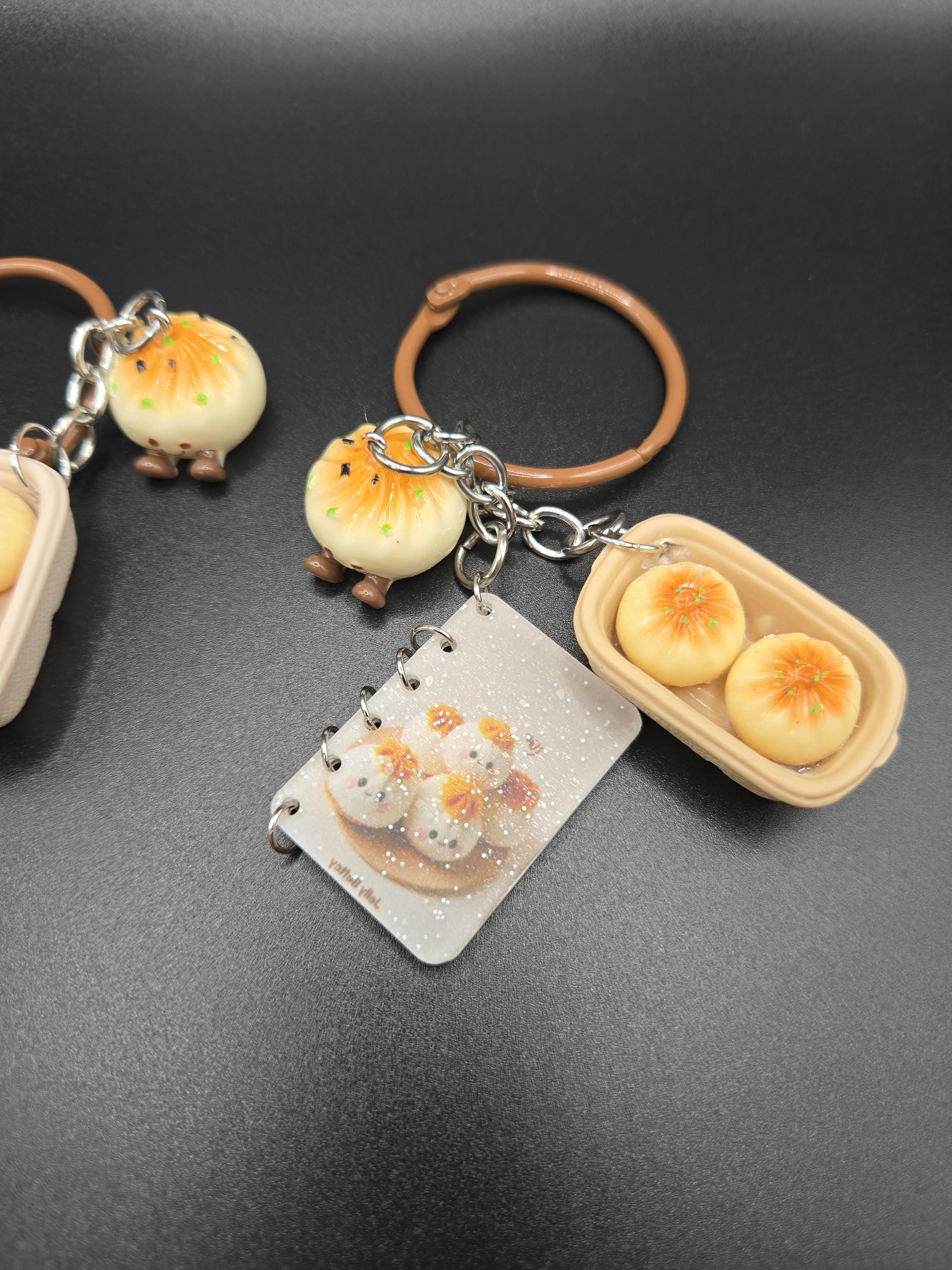 Adorable Dumpling Acrylic Keychain- Menu Opens! - Etsy