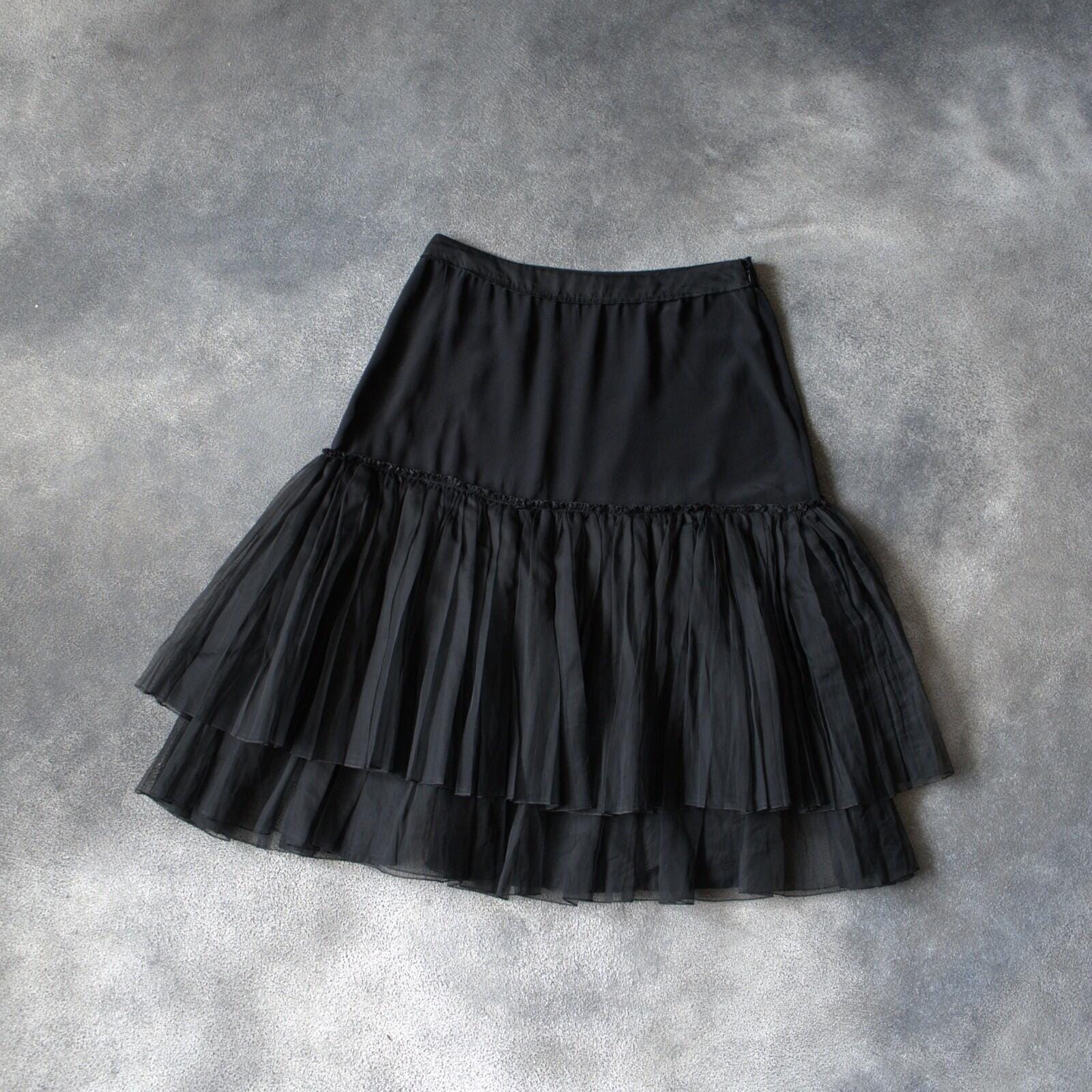 Prada Silk Skirt - Etsy