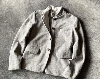 Jil Sander By Raf Simons wollen getailleerde blazer jaren 2000, dames vintage XS