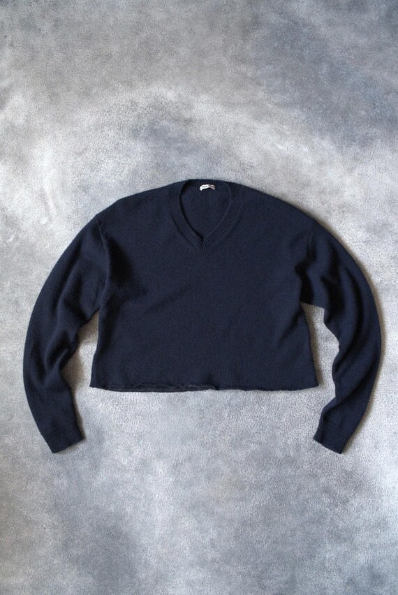 S/S 2022 Miu Miu Runway Cropped Sweater Embroider… - image 3