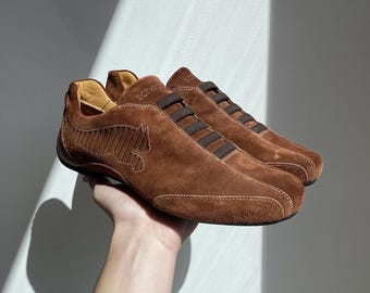 2009 Puma By Schedoni 031/500 Limited Edition Suede / Leather Moto Race Ferrari