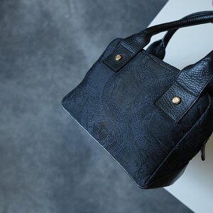 1990's Gianni Versace Mini Monogram Medusa HandBag VINTAGE image 6