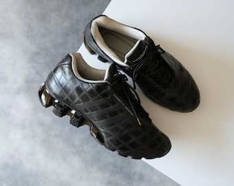 adidas gazelle silver green womens Porsche Design Run Bounce: S3 Running Sneaker Shoe - Midnight Grey / M