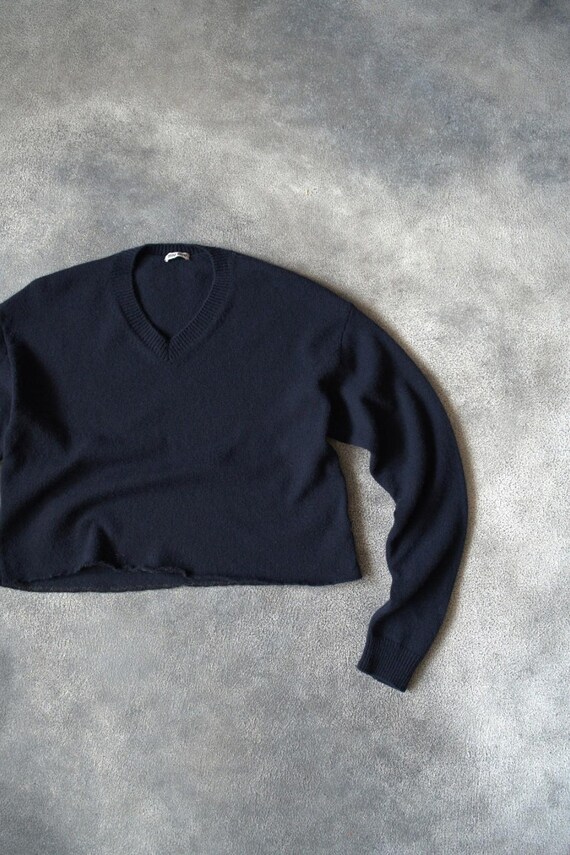 SS22 Miu Miu Runway Cropped Sweater Embroidered L… - image 4