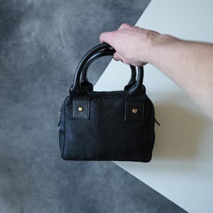 1990's Gianni Versace Mini Monogram Medusa HandBag VINTAGE image 7