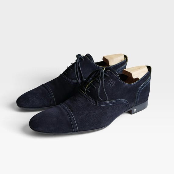 Louis Vuitton, Louis Vuitton Suede Oxford Dress Shoes Lase Up MEN US10.5