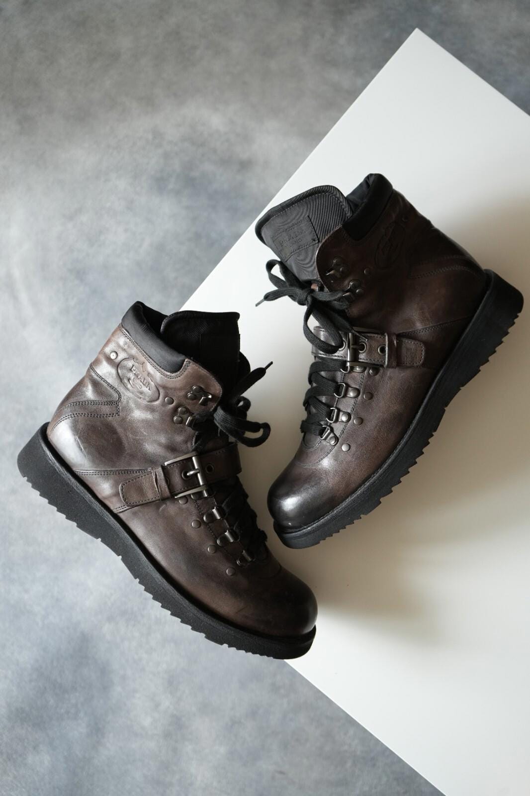 Prada Hiking Boots - Etsy