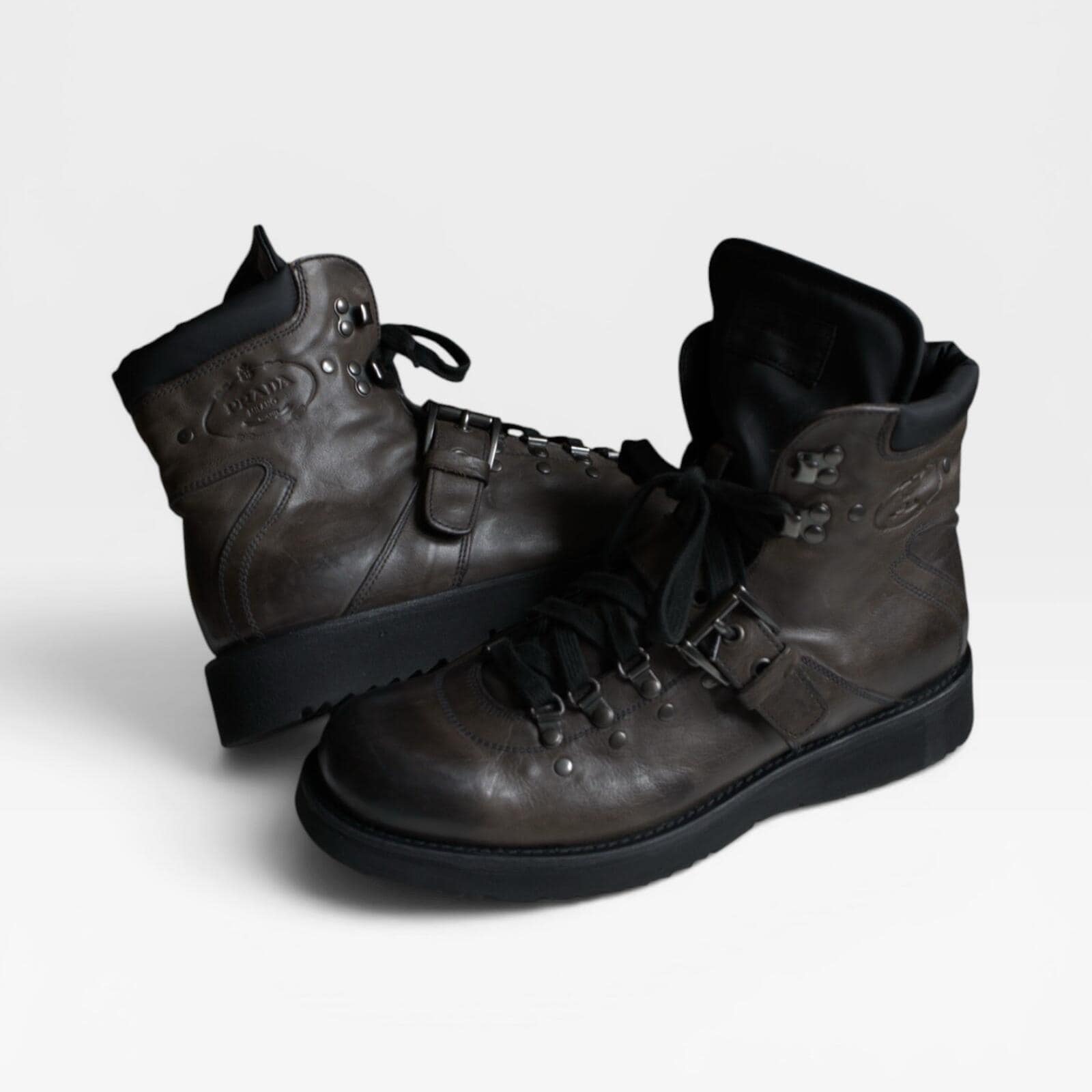 Prada Hiking Boots - Etsy