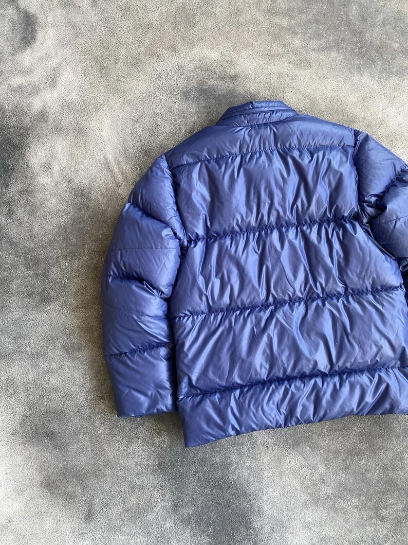 Doudoune Réversible Blanche/bleue Vintage Années 90 - Marque NYC, Taille S - Occasion Très Bon état