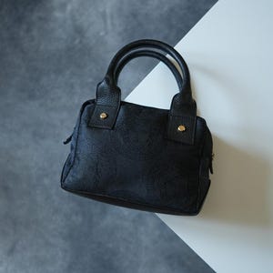1990's Gianni Versace Mini Monogram Medusa HandBag VINTAGE image 3