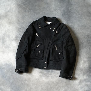 John Galliano Leather Jacket - Etsy