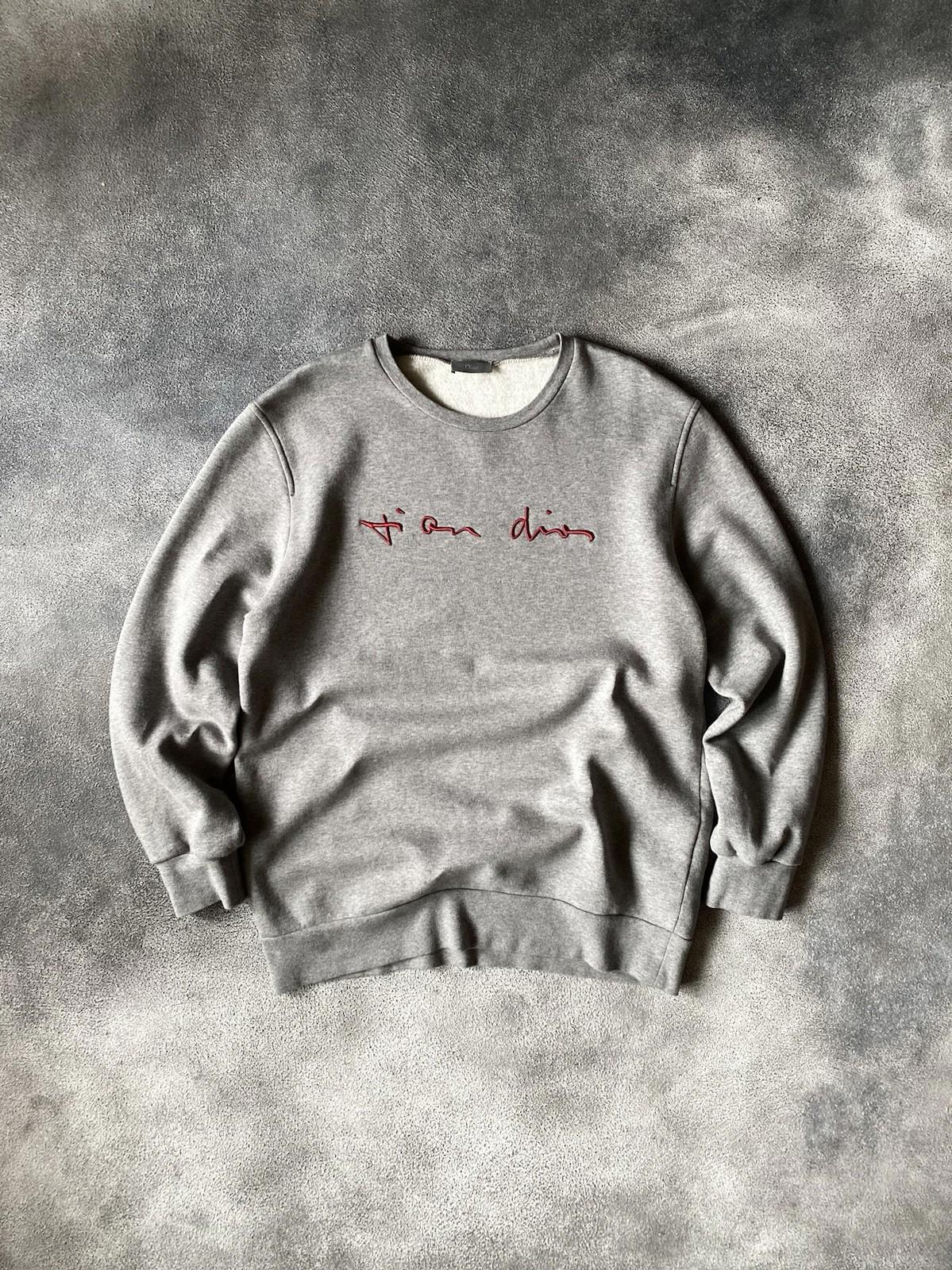 2013 Dior Homme by Kris Van Assche Sweatshirt Embroidered Logo