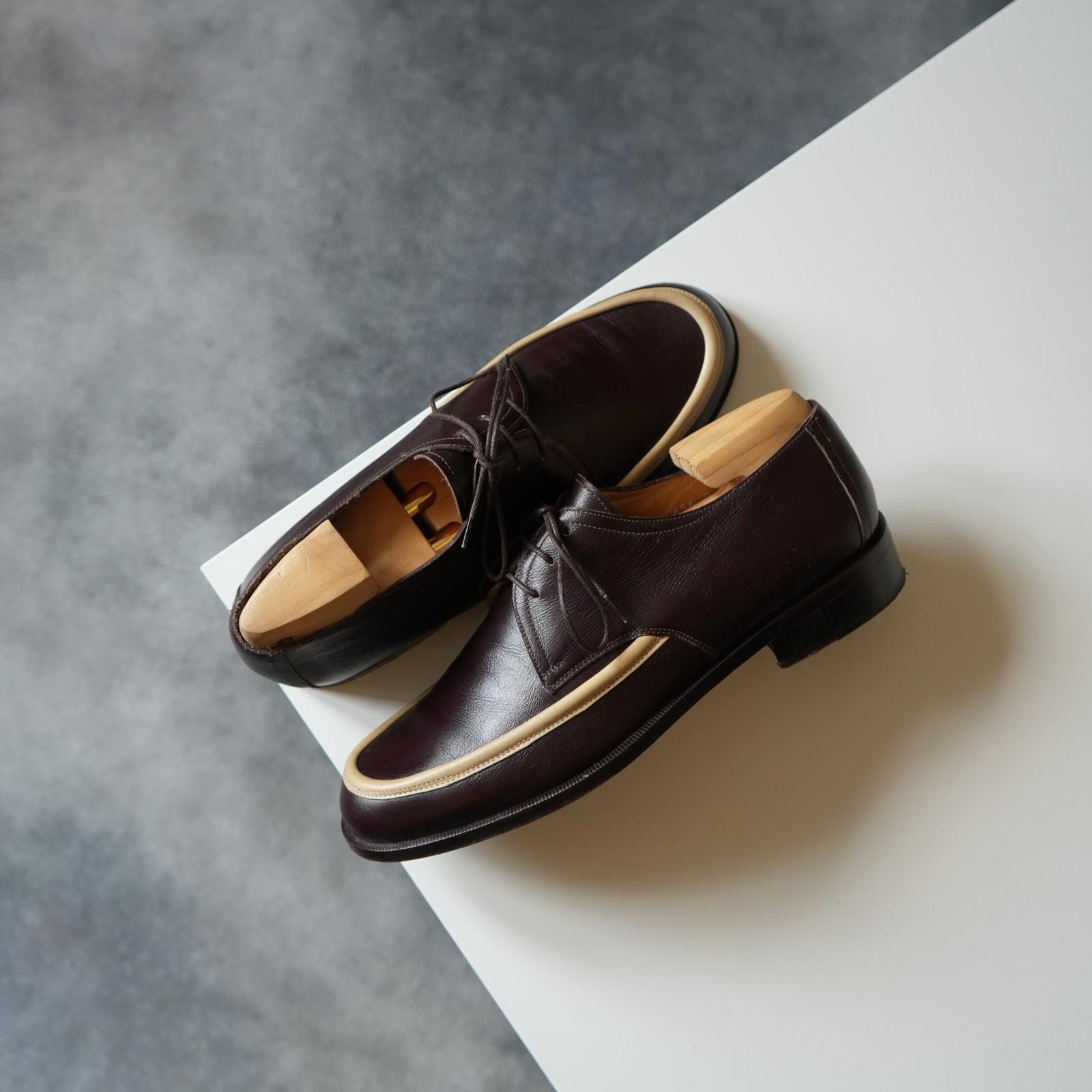 2000s Giorgio Armani Two-tone Toe Derby Shoes US9 VINTAGE MEN - Etsy