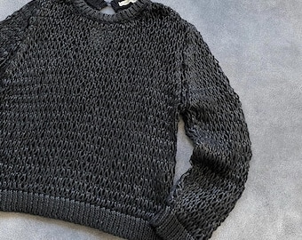 2012 Balenciaga Mesh Knit Sweater Women Size L