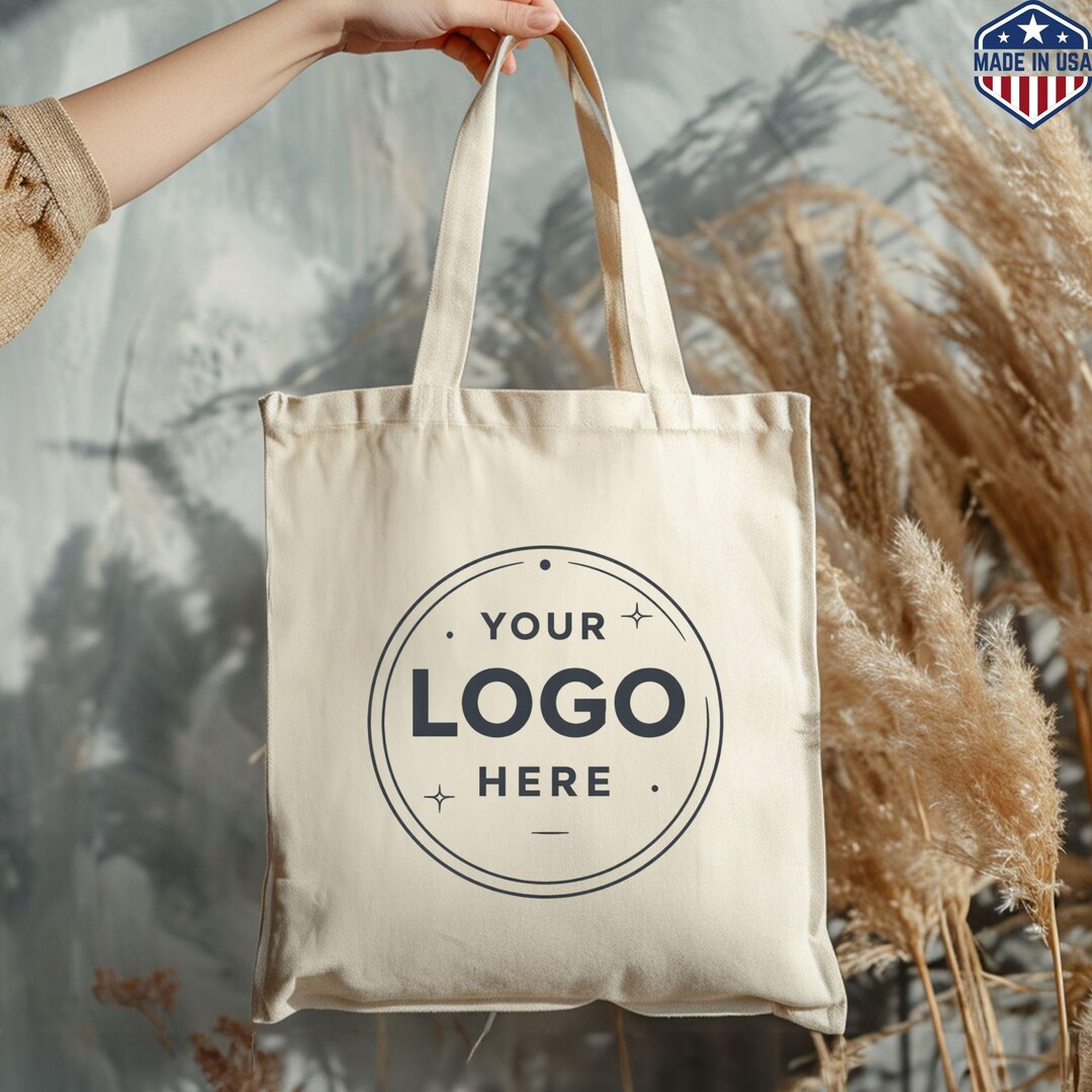 Custom Logo Tote Bag for Branding - Personalized Bulk Trade Show ...