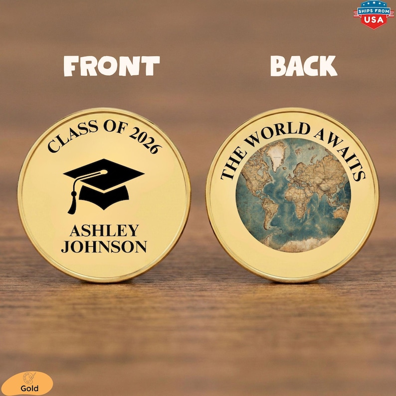 Personalized Graduation Coin Class of 2026 Custom Coin With Name,the ...