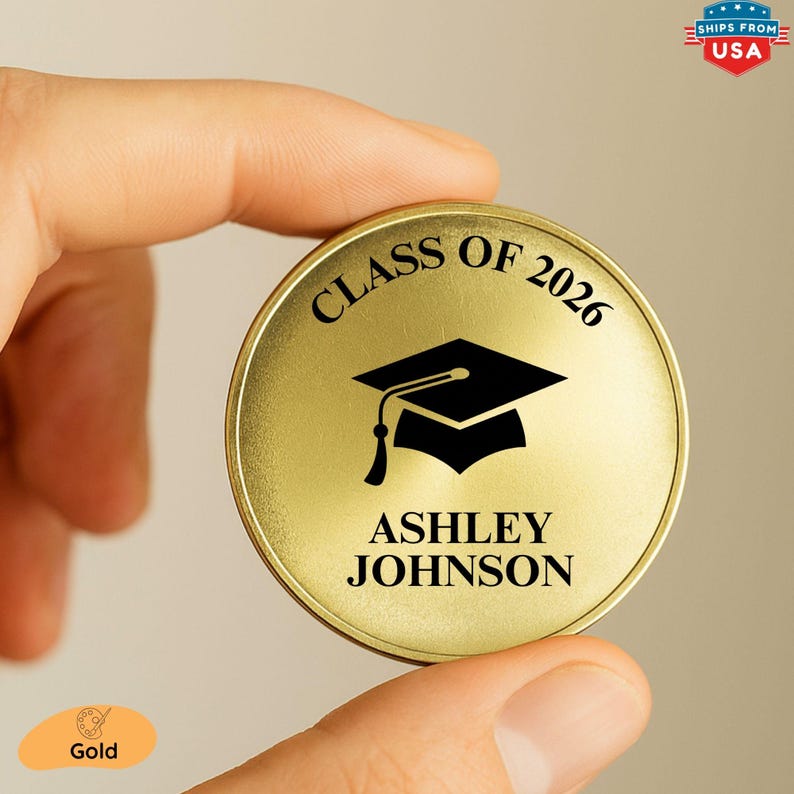 Program Completion Graduation Coin Personalized Graduation Coin Class of 2026 Custom Coin With Name,the ...