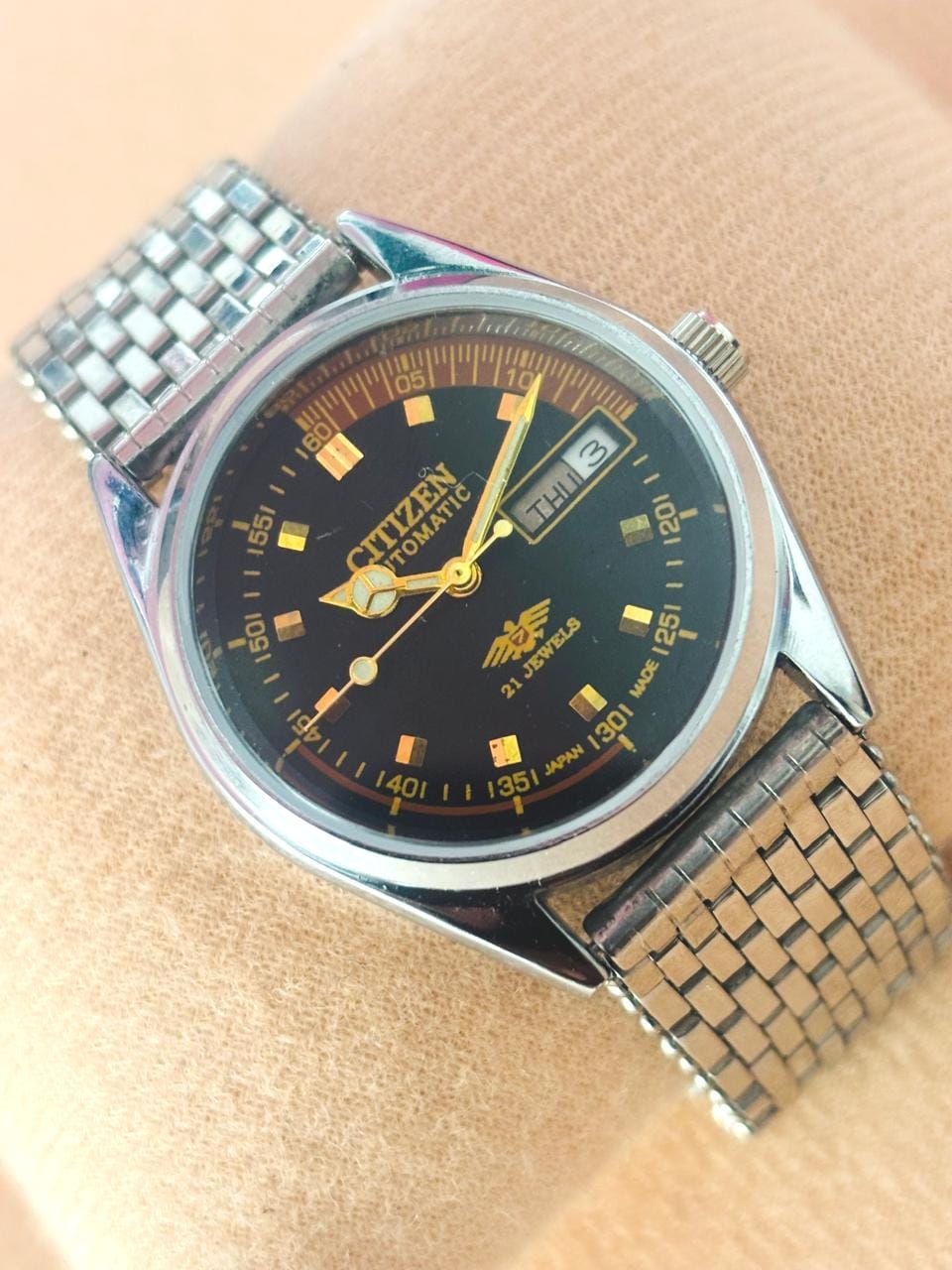 Vintage Citizen Automatic 8200 Refurbished Japan Men's Day&date