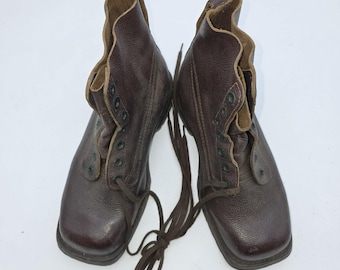 Tretorn Vintage-Kampfstiefel, braun, 1967–1974