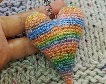 Crochet Heart Pattern – Amigurumi Keychain / Ornament | PDF | Step-by-Step Tutorial